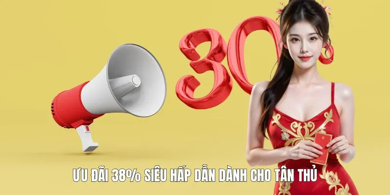 Ưu đãi 38% siêu hấp dẫn dành cho tân thủ